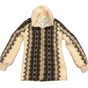 Vintage woman’s ROSKVA wool Icelandic jacket, medium